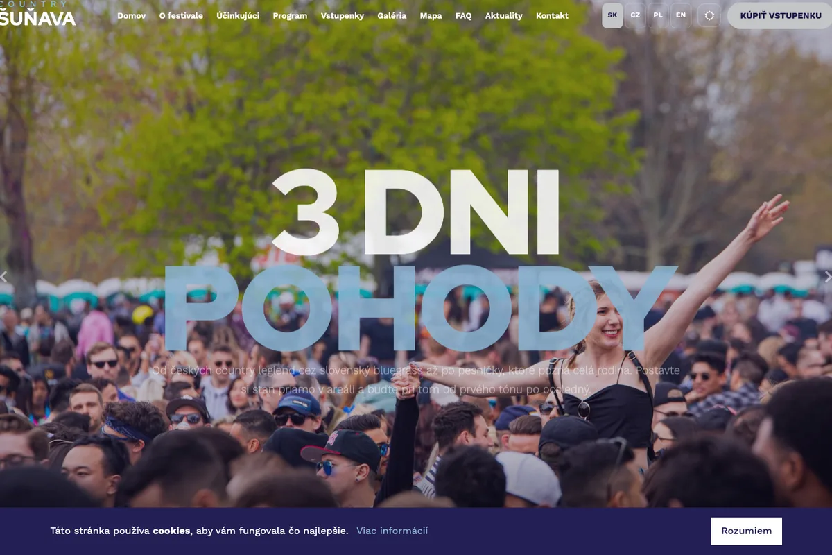 Country Šuňava, web od LUMA Creative
