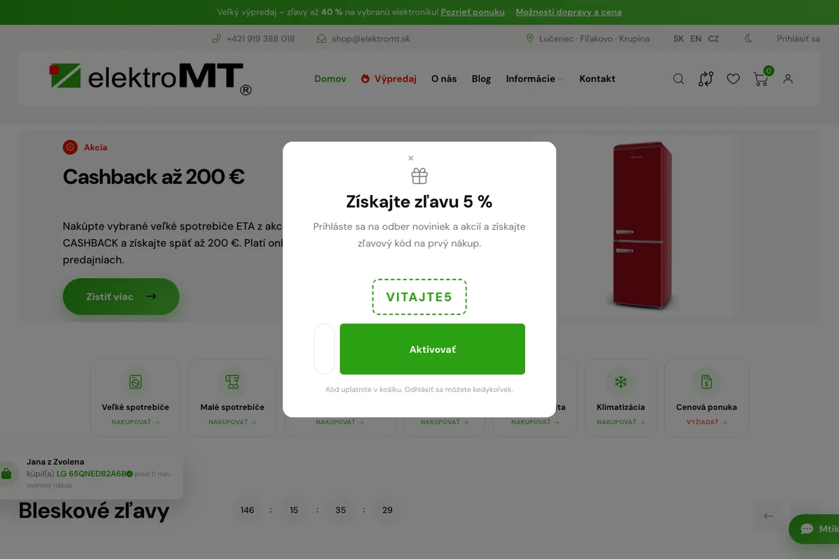 Elektro-M.T., web od LUMA Creative