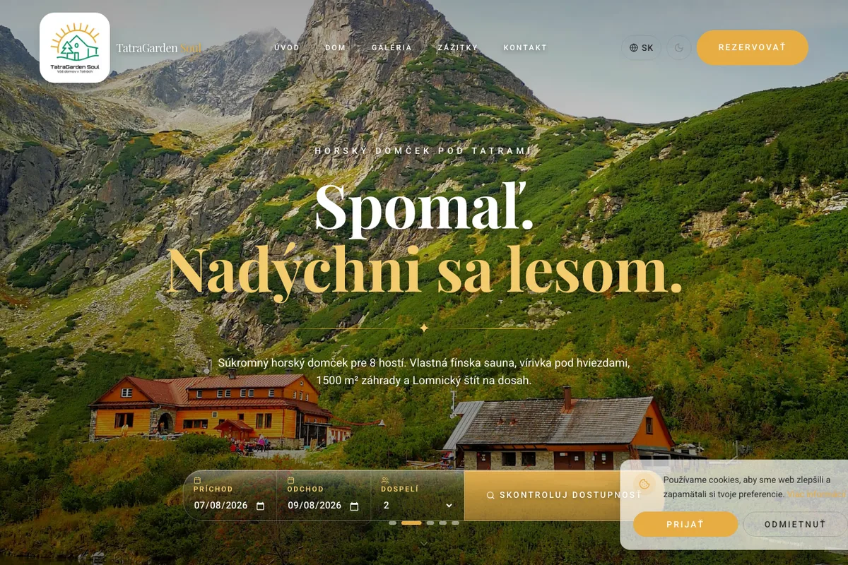 TatraGarden Soul, web od LUMA Creative